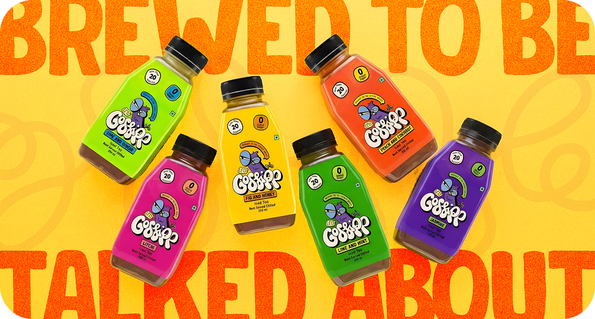 Gossipp iced tea featured artwork